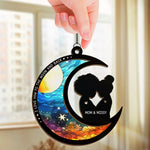 Custom Name Mother Daughter Gifts - Personalized Suncatcher Ornament