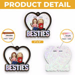 Custom Name Best Friend Gifts for Women - Personalized Window Hanging Suncatcher