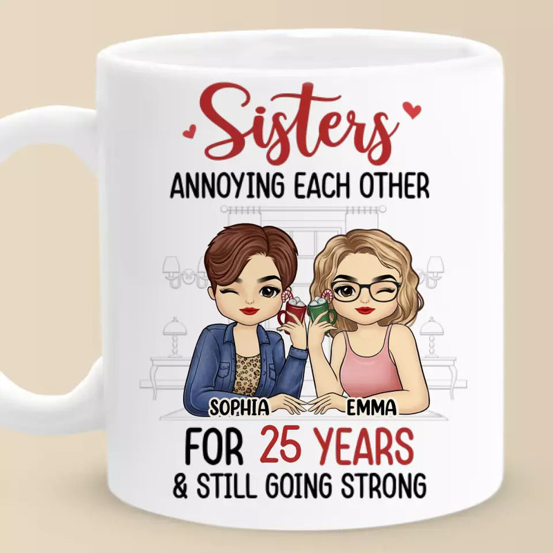 Custom Name Sister Gifts for Women - Personalized Mugs