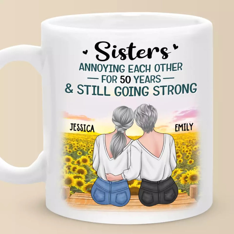 Custom Name Sister Gifts for Women - Personalized Mugs