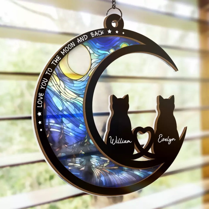 You Are My Happily Ever After - Couple Personalized Window Hanging Suncatcher - Gift For Husband Wife, Anniversary
