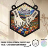 True Friends Are Like Diamonds - Bestie Personalized Window Hanging Suncatcher - Gift For Best Friends, BFF, Sisters