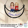 Sisterly Souls, Forever Linked - Bestie Personalized Window Hanging Suncatcher - Gift For Best Friends, BFF, Sisters
