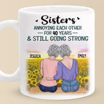 Custom Name Sister Gifts for Women - Personalized Mugs