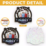 Custom Name Family Forever Gifts - Personalized Window Hanging Suncatcher