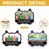 Family Where Life Begins, And Love Never Ends - Family Personalized Window Hanging Suncatcher - Gift For Family Members