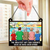 The Greatest Gift In Our Lives - Family Personalized Window Hanging Suncatcher - Gift For Family Members
