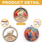 Custom Pet Memorial Gifts for Dog Lovers - Personalized Suncatcher Ornament