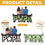 Custom Family Papa Gifts - Personalized Suncatcher Ornament