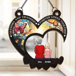 Custom Name Grandma and Granddaughter Gifts - Personalized Suncatcher Ornament