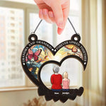 Custom Name Grandma and Granddaughter Gifts - Personalized Suncatcher Ornament