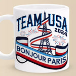 Team USA 2024 Paris Celebration Gifts - Bonjour Paris Mugs