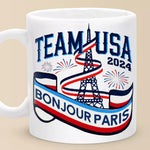 Team USA 2024 Paris Celebration Gifts - Bonjour Paris Mugs