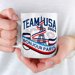 Team USA 2024 Paris Celebration Gifts - Bonjour Paris Mugs