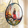Our Memories Are Countless - Memorial Personalized Custom Stained Glass Window Hanging Suncatcher - Sympathy Gift For Family Members