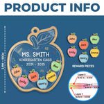 Custom Name Kindergarten Teacher Gifts - Personalized Shaker Ornament