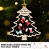 At Christmas, All Roads Lead Home - Family Personalized Custom 3 Layers Shaker Ornament - Christmas Gift For Family Members