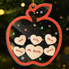 Learning Is The Wellspring Of Existence - Teacher Personalized Custom 3 Layers Shaker Ornament - Christmas Gift For Teacher