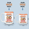 A Sibling Is Both Your Mirror And Your Opposite - Family Personalized Custom 3D Inflated Effect Printed Mug - Gift For Siblings, Brothers, Sisters