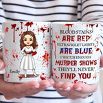 Custom Name Funny Murder Show Gifts for Women - Personalized Mugs