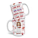 Custom Name Funny Murder Show Gifts for Women - Personalized Mugs