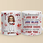 Custom Name Funny Murder Show Gifts for Women - Personalized Mugs