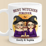 Custom Name Witch Besties Gifts for Women - Personalized Mugs