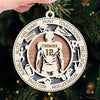 Chasing Dreams And Breaking Records - Personalized Custom Leather Ornament - Christmas Gift For Sport Lovers, Sport Players