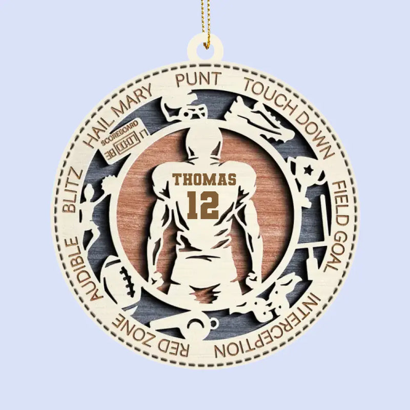 Chasing Dreams And Breaking Records - Personalized Custom Leather Ornament - Christmas Gift For Sport Lovers, Sport Players
