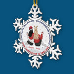 Custom Name Christmas Friendship Gifts for Best Friends - Personalized Metal Ornament