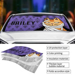 Custom Name Funny Cat Gifts for Cat Lovers - Personalized Auto Sunshade