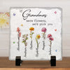 A Thoughtful Gift Can Brighten Grandma's Day And Show Her How Much We Care - Family Personalized Custom Square Shaped Stone With Stand - Gift For Mom, Grandma