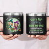 We Are Classy Witches - Bestie Personalized Custom 14oz Stainless Steel Tumbler With Handle - Halloween Gift For Best Friends, BFF, Sisters