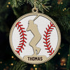 Sport Brings Us Together Like Nothing Else - Personalized Custom Leather Ornament - Christmas Gift For Sport Lovers, Sport Players