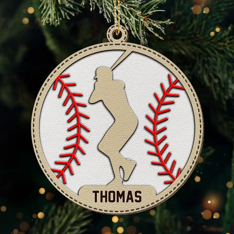 Sport Brings Us Together Like Nothing Else - Personalized Custom Leather Ornament - Christmas Gift For Sport Lovers, Sport Players