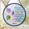 Besties In Full Bloom - Bestie Personalized Custom Stained Glass Window Hanging Suncatcher - Gift For Best Friends, BFF, Sisters