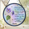 Besties In Full Bloom - Bestie Personalized Custom Stained Glass Window Hanging Suncatcher - Gift For Best Friends, BFF, Sisters