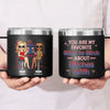 True Friendship Is A Rare Gem - Bestie Personalized Custom 14oz Stainless Steel Tumbler With Handle - Gift For Best Friends, BFF, Sisters