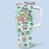 Fur Friends, Endless Affection - Dog & Cat Personalized Custom 3D Inflated Effect Printed 40 Oz Stainless Steel Tumbler With Handle - Gift For Pet Owners, Pet Lovers