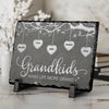 Grandkids Make Every Day Brighter - Family Personalized Custom Rectangle Shaped Stone With Stand - Gift For Grandma