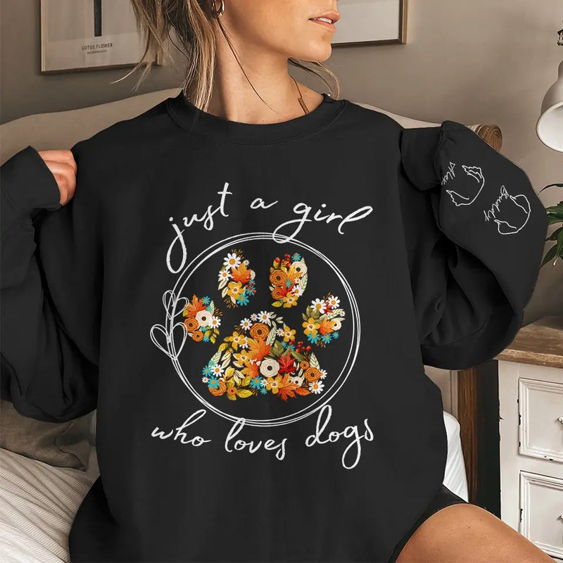 Custom Name Dog Lover Gifts for Women - Personalized Sweater