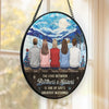 My Siblings Are My Best Friends - Family Personalized Custom Stained Glass Window Hanging Suncatcher - Christmas Gift For Siblings, Brothers, Sisters