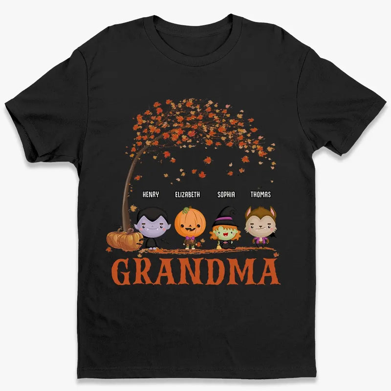 A Magical Adventure With My Little Ghouls - Family Personalized Custom Unisex T-shirt, Hoodie, Sweatshirt - Halloween Gift For Mom, Grandma