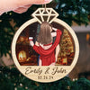 You Will Never Age For Me, Nor Fade, Nor Die - Couple Personalized Custom Ornament - Wood Custom Shaped - Christmas Gift For Husband Wife, Anniversary
