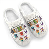 A Spooky Mom Knows How To Brew Up Fun - Family Personalized Custom Fluffy Slippers - Halloween Gift For Mom, Grandma