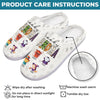 A Spooky Mom Knows How To Brew Up Fun - Family Personalized Custom Fluffy Slippers - Halloween Gift For Mom, Grandma