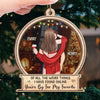 I Would Rather Share One Lifetime With You - Couple Personalized Custom Ornament - Wood Custom Shaped - Christmas Gift For Husband Wife, Anniversary