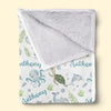 Let Dreams Sail With Friendly Sea Animals - Family Personalized Custom Blanket - Gift For Baby Kids, Newborn Baby