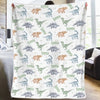 Gentle Warmth And Lovely Dinosaurs For Precious Moments - Family Personalized Custom Blanket - Gift For Baby Kids, Newborn Baby