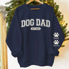 Work Hard To Be A Sexy Dad - Dog & Cat Personalized Custom Unisex Sweatshirt With Design On Sleeve - Gift For Pet Owners, Pet Lovers